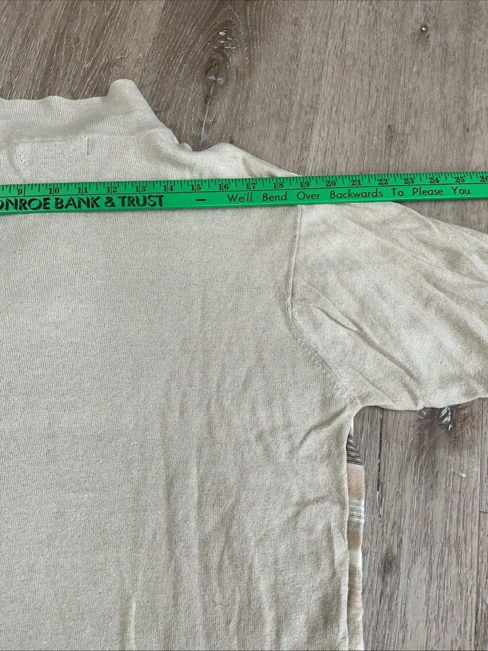 Banana Republic - Tan & White Striped Polo Shirt - Men’s Size XL